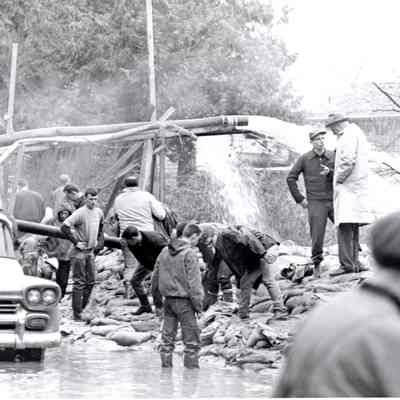 1964 Flood - Pumping Water Away from Neighborhood