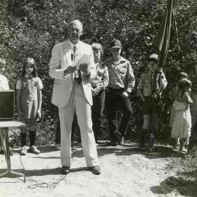 Barlow Trail Marker 1984 - Dedication