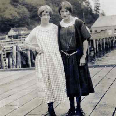 Unknown Women - Standing on Dock/Wharf