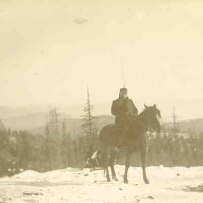 Mr. Nims on Horse