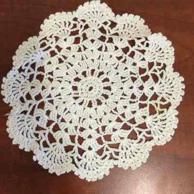 Small White Doily/Marrs-Curry/Unknown Provenance