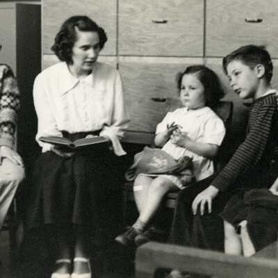 Oregon City Library 1950 - Story Time