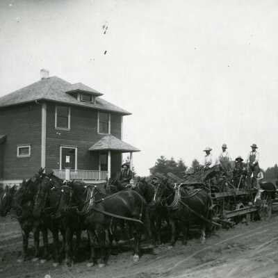 Milwaukie Oregon 1910 - Street Grading