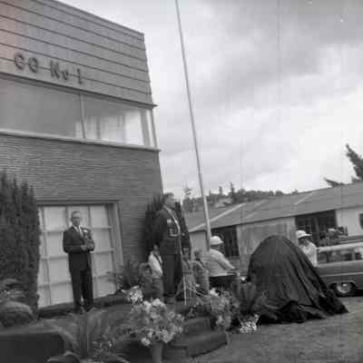 West Linn 1962 - Dedication of Marker for Willamette Meteorite Replica