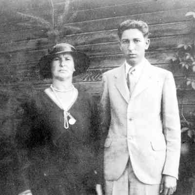 Krause, Walter with Mother - 1934