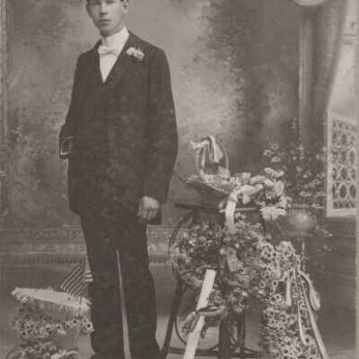 Clark Williams 1900 Graduate of Park Place School, Oregon