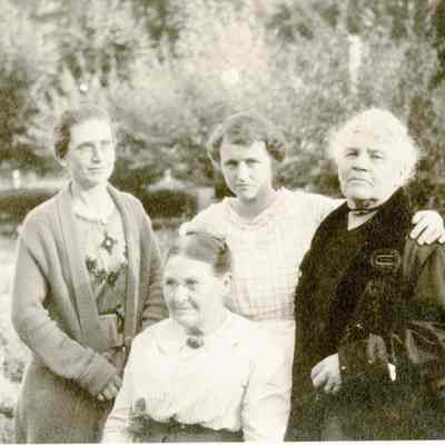 Talbert, Emma; Ryckman, Thelma and 2 Unidentified Women