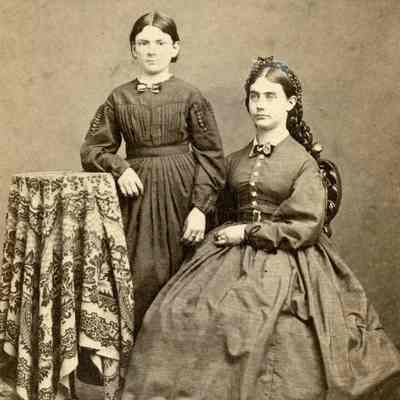 Elisha Fisher Latourette and Young Woman - Latourette Family Collection