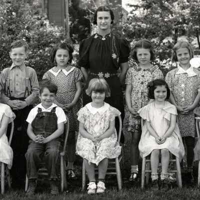 Mt. Pleasant School Students 1938 - 1st Grade