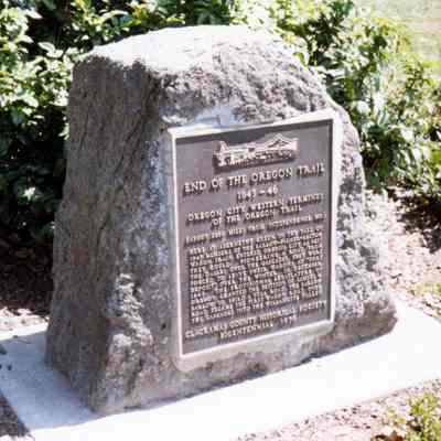 End of the Oregon Trail Marker - Oregon City