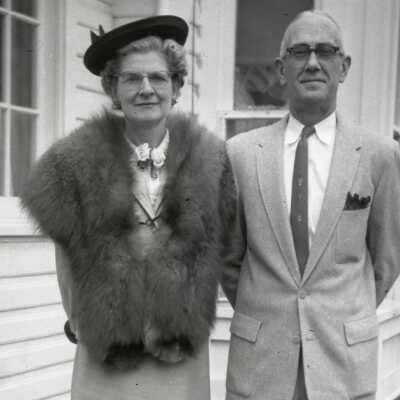 Jeanette McDonald (first CCHS president) and her husband Dr. Arthur McDonald