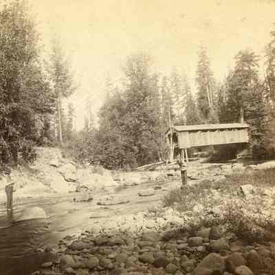 Clear Creek Covered Bridge - Carver, Oregon