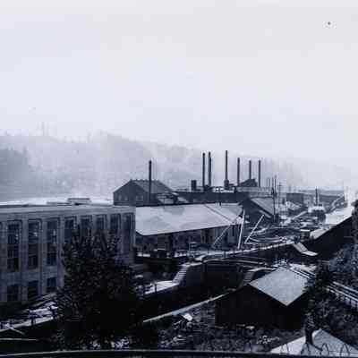 West Linn Paper Mill and Willamette Falls Locks 1908