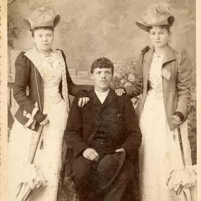 Davis, Anna, Fred, and Clara