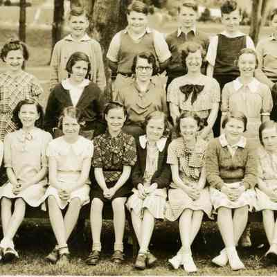Barclay School Students 1936 - 6th Grade - Oregon City
