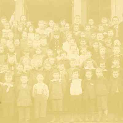 Barclay School Students 1896 - 1st and 2nd Grades - Oregon City