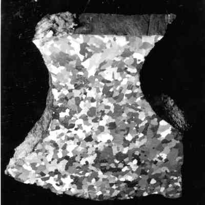 Willamette Meteorite Slab - Acid Etch