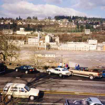 1996 Flood - Willamette Falls - Oregon City
