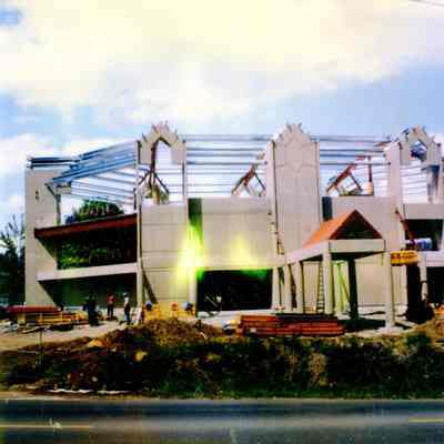 Construction of the Museum of the Oregon Territory - 1985