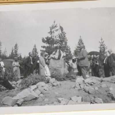 Government Camp 1925 - Barlow Road Marker Dedication