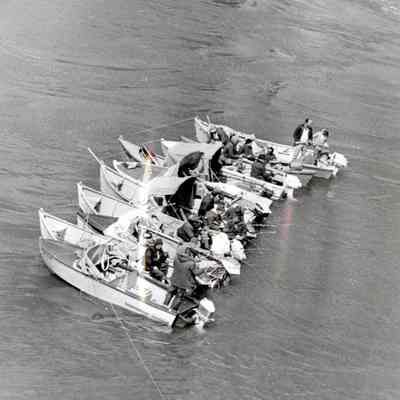 Hog Line Fishing at Willamette Falls
