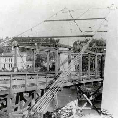 Oregon City-West Linn Suspension Bridge - 1888