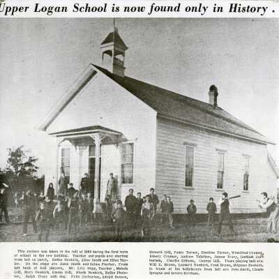 Upper Logan School Students 1889