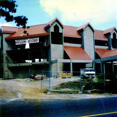 Construction of the Museum of the Oregon Territory - 1985