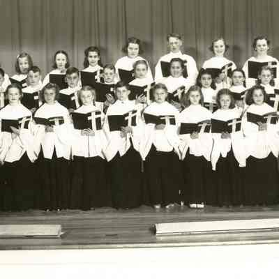 Barclay School Students 1941 - Sacred Concert Choir - Oregon City