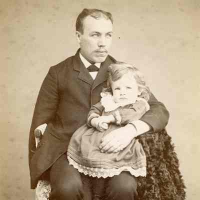 Portrait of Man and Child
