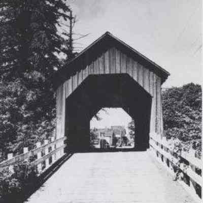 Monitor Covered Bridge Over Butte Creek