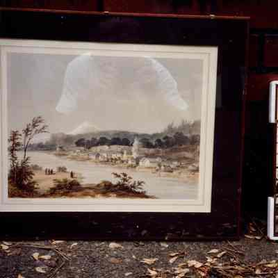 Photos of Historical Photos, Documents and Art at Oregon City Historical Trails Celebration 1989
