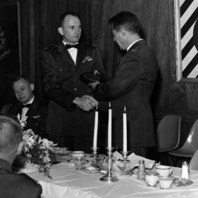 Military banquet and award ceremony.
