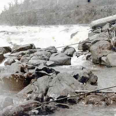 Willamette Falls and Fisherman