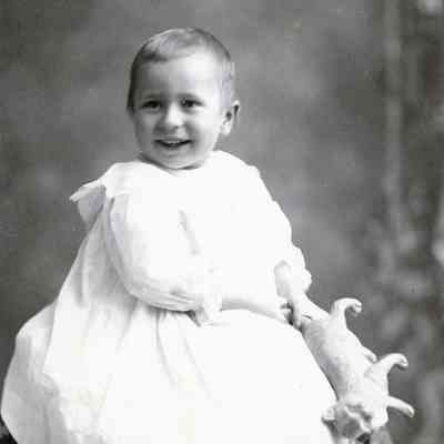 Ed Carr Collection - Ed Carr's Son Sitting