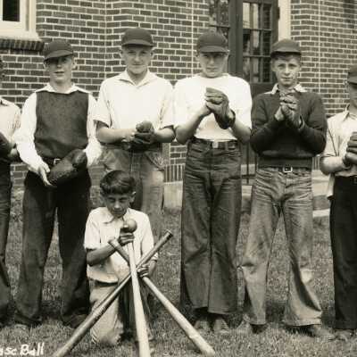 Mt. Pleasant School 1936 - Boys Baseball 1st Team