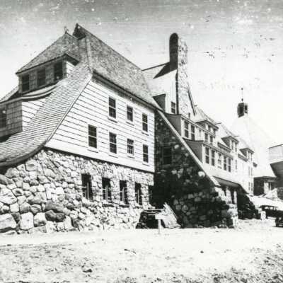 Timberline Lodge after construction