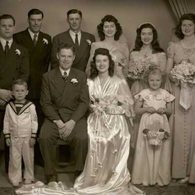 Walter and Marilyn Krause wedding