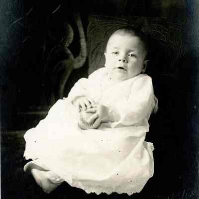 Eggimann Family Photo Collection - Portrait of an Infant Seated