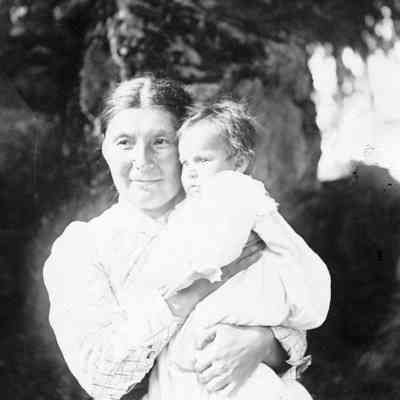 Native American Molly Clark and Baby