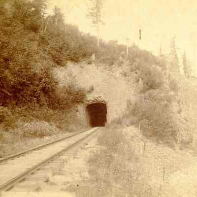 Columbia Gorge at Corbett, Oregon - Railroad Tunnel #1