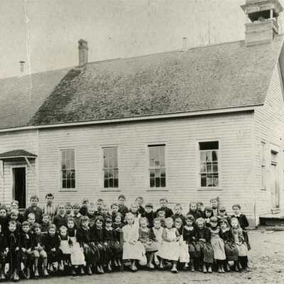 Milwaukie School Students 1886 - 2nd Building