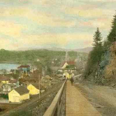 Looking Down Singer Hill, 1898.: Copyright: Clackamas County Historical Society; Origformat: Print-Photographic