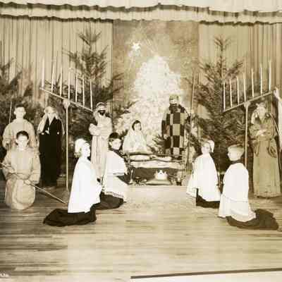 Barclay School Students 1936 - Christmas Performance - Oregon City