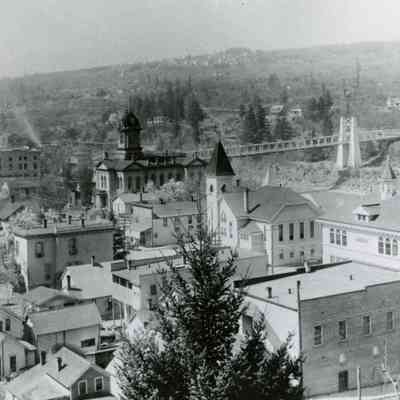 Oregon City 1909 - from the Bluff at 10th Street