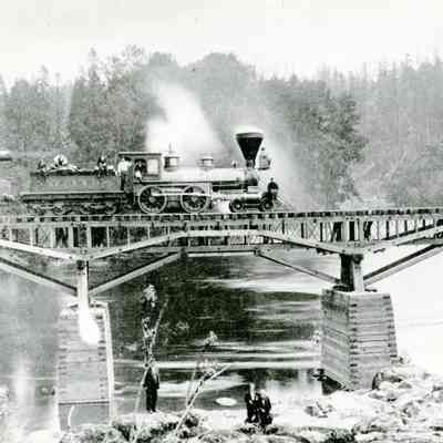 Gladstone 1869 - Clackamas River Railroad Bridge