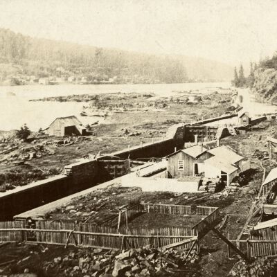 Willamette Falls Locks 1888