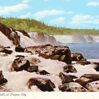 Willamette Falls Postcard