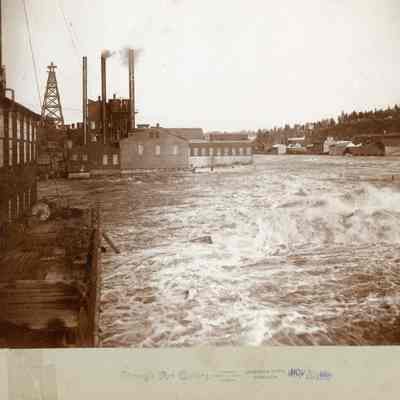 1896 Flood - West Linn and Oregon City Mills