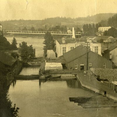Willamette Falls Locks - 1909 - Upper End